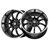 Konig 02326MB LIGHTNING 17X7 5X100/5X4.50 73.00 Hub +40 Black Wheel Rim