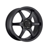 Konig 14 17X7.5 5X100 73.00 Hub +45 Offset Black Wheel Rim