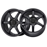 Konig 01430B BACKBONE 16X7 4X100 73.00 Hub +40 Offset Black Wheel Rim
