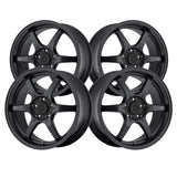 Konig 014 18X8 5X4.50 73.00 Hub +35 Offset Black Wheel Rim