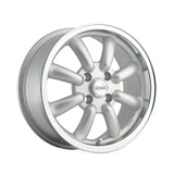 Konig 017 15X7 4X100 73.00 Hub +20 Offset Silver Wheel Rim