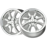 Konig 017 15X7 4X100 73.00 Hub +20 Offset Silver Wheel Rim