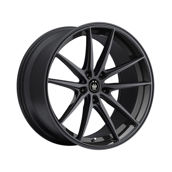 Konig 08237B OVERSTEER 16X7.5 5X108 73.00 Hub +45 Offset Black Wheel Rim