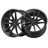 Konig 082 20X8.5 5X4.50 73.00 Hub +30 Offset Black Wheel Rim