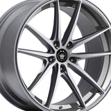 Konig 08337O OVERSTEER 19X8.5 5X120 72.56 Hub +35 Offset Opal Wheel Rim