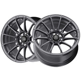1 X Konig 39MG Dial In 15X9 4X100 73 Hub +35 Offset Grey/Anthracite Wheel Rim