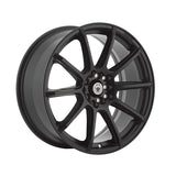 1 X Konig 45B Control 15X6.5 5X100/5X4.50 73 Hub +40 Offset Black Wheel Rim