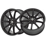 1 X Konig 45B Control 14X6 4X100/4X108 73 Hub +40 Offset Black Wheel Rim