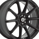 1 X Konig 45B Control 14X6 4X100/4X108 73 Hub +40 Offset Black Wheel Rim