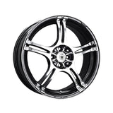 Konig 038 15X6.5 5X100/5X4.50 73.00 Hub +40 Offset Anthracite Wheel Rim