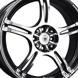 Konig 038 15X6.5 5X100/5X4.50 73.00 Hub +40 Offset Anthracite Wheel Rim