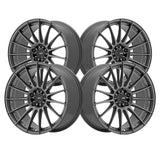 Konig 105 18X8 5X4.50 73.00 Hub +45 Offset Anthracite Wheel Rim