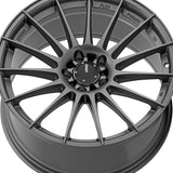 Konig 105 18X8 5X4.50 73.00 Hub +45 Offset Anthracite Wheel Rim