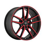 Konig 114 17X8 5X4.50 73.00 Hub +43 Offset Black Wheel Rim