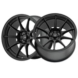 Konig 117 18X9.5 5X4.50 73.00 Hub +25 Offset Black Wheel Rim