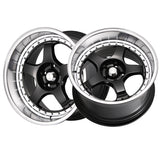 Konig 063 18X9 5X4.50 73.00 Hub +25 Offset Black Wheel Rim