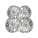 1 X KRAZE CHROME 22X8.5 5-115/5-120 74.1 Hub 38 Offset Chrome Wheel Rim