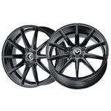 1 X KRAZE COSMOS 18X8 5-120 74.1 Hub 40 Offset Black Wheel Rim