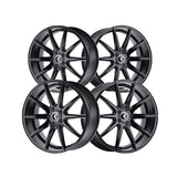 1 X KRAZE COSMOS 18X8 5-114.3 72.62 Hub 40 Offset Black Wheel Rim