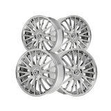 1 X KRAZE DOUBLE DOWN 17X8 5-108/5-114.3 73 Hub 38 Offset Chrome Wheel Rim