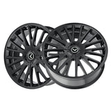 1 X KRAZE DOUBLE DOWN 22X8.5 5-112/5-114.3 73 Hub 38 Offset Black Wheel Rim