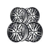 1 X KRAZE DOUBLE DOWN 22X8.5 5-110/5 73 Hub 38 Offset Black Wheel Rim
