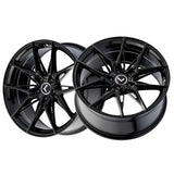 1 X KRAZE EVOLVE 20X9 5-112 66.56 Hub 35 Offset Black Wheel Rim