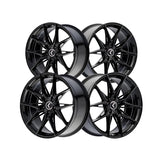 1 X KRAZE EVOLVE 18X8.5 5-112 66.56 Hub 40 Offset Black Wheel Rim