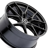 1 X KRAZE EVOLVE 18X8.5 5-112 66.56 Hub 30 Offset Black Wheel Rim