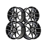 1 X KRAZE EVOLVE 18X8.5 5-112 66.56 Hub 40 Offset Black Wheel Rim