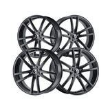 1 X KRAZE LUSSO 22X8.5 5-115 72.62 Hub 38 Offset Black Wheel Rim