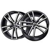 1 X KRAZE LUSSO 22X8.5 5-114.3 72.62 Hub 38 Offset Black Wheel Rim