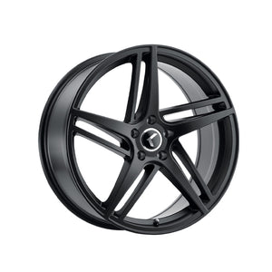 1 X KRAZE MILANO 18X8 5-120 74.1 Hub 40 Offset Black Wheel Rim