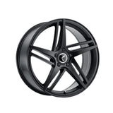 1 X KRAZE MILANO 18X8 5-120 74.1 Hub 40 Offset Black Wheel Rim