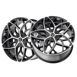 1 X KRAZE RICOCHET 22X8.5 5-115/5-120 74.1 Hub 38 Offset Black Wheel Rim