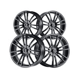 1 X KRAZE SPECTRA 20X8.5 5-112/5-120 74.1 Hub 38 Offset Black Wheel Rim
