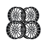 1 X KRAZE STUNNA 18X8 5-120 74.1 Hub 40 Offset Black Wheel Rim