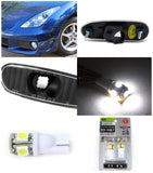 Coolstuffguru Black Bumper Side Marker Lights+T10 SMD Led B Compatible with 2000-2005 Toyota Celica Mr2 Spyder