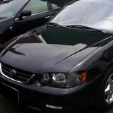 Coolstuffguru Compatible with Toyota Corolla S Le Ce Black Headlights, Black Corner Lights, Led Drl Fog La