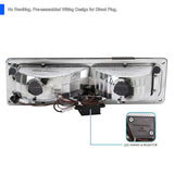 Coolstuffguru LED Bumper Light Signal Lamp Compatible with GMC C/K Chevy C10 1500 2500 1988-1999