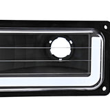 Coolstuffguru LED Bumper Light Signal Lamp Black Compatible with GMC C/K Chevy C10 1500 2500 1988-1999