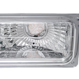 Coolstuffguru Compatible with Chevy C10 Chrome Projector Headlights, Bumper Lights, Corner Lamps, Fog Ligh