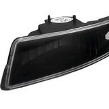 Coolstuffguru Black Housing Clear Lens Front Bumper Lights Compatible with Chevy Camaro 1993-2002 L+R Pair Assembly