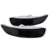 Coolstuffguru Compatible with Toyota Corolla JDM Black Signal Front Bumper Lights