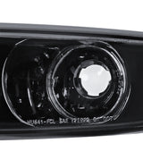 Coolstuffguru Compatible with Gmc Yukon Denali Sierra Denali Glossy Black Housing Bumper Lights