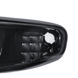 Coolstuffguru Compatible with Gmc Yukon Denali Sierra Denali Glossy Black Housing Bumper Lights