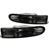 Coolstuffguru Compatible with Mitsubishi 00-02 Eclipse Smoke Front Bumper Lights Parking Signal Lamps Pair