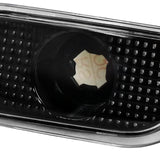 Coolstuffguru Black Housing Clear Lens Side Marker Bumper Lights Compatible with 2000-2005 Ford Focus Turn Signal Lamps Left + Right Pair