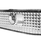 Coolstuffguru Compatible with Infiniti G35 2D Bumper Reflector Side Marker Lights Chrome