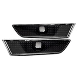 Coolstuffguru Compatible with Infiniti G35 2D Bumper Reflector Side Marker Lights Black